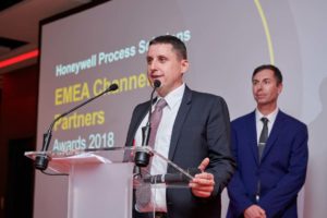 выступление на конференции 2018 Honeywell EMEA Channel Partner Conference